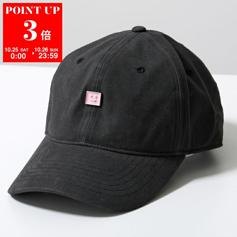 Acne Studios キャップ Acne Studios - ロゴキャップ - フェイデッドブラック