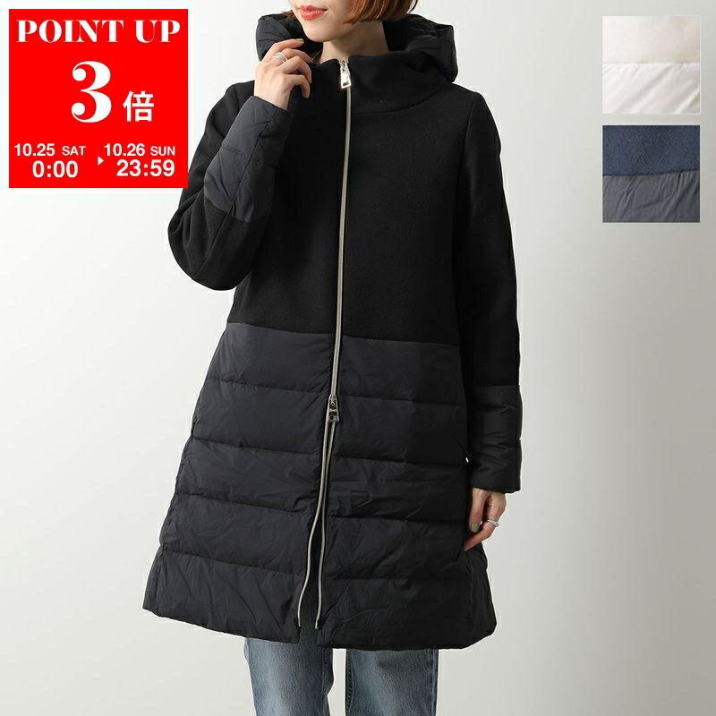 新品同様★現行Herno★上質ツイードウールコート★ゆったりポンチョ風シルエット 楽天市場】ヘルノ ダウン ウール 切り替え レディース 2024AW