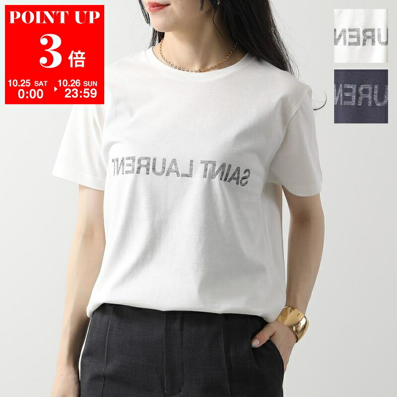 楽天市場】サンローランパリ Tシャツ トップス ロゴ ホワイト