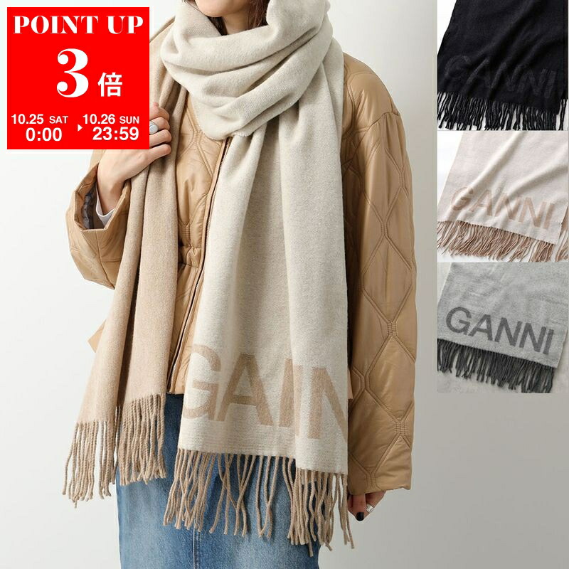 楽天市場】ガニー GANNI マフラー MOHAIR GRADIENT SCARF A5279