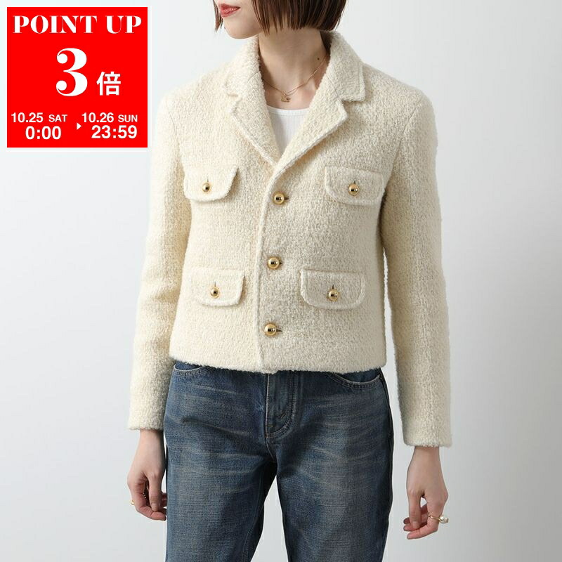 CELINE セリーヌ　シャスールジャケット ツイード　タキマキ CELINE セリーヌ シャスールジャケット 2V71I739P.07DN