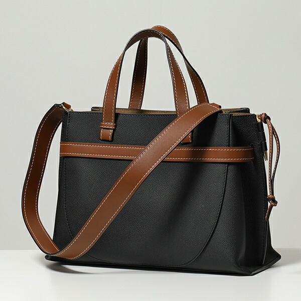 楽天市場 Loewe ロエベ 321 12 U60 Gate Top Handle レザー トートバッグ ショルダーバッグ 9006 Black Pecan 鞄 レディース インポートセレクト Musee