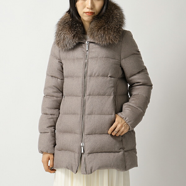 楽天市場 Moorer ムーレー Dorado Fur Ls9 フォックスファー付き カシミヤ混ウール ダウンジャケット Tortora レディース インポートセレクト Musee
