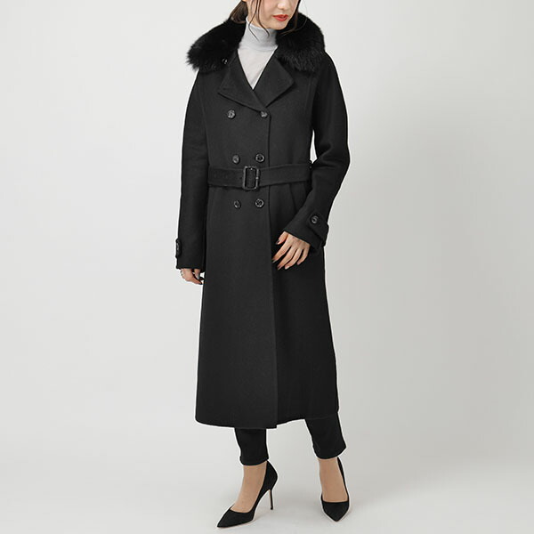 代引き人気 リアルファーインナー付 トレンチコート トレンチコート Knowledge21 Com