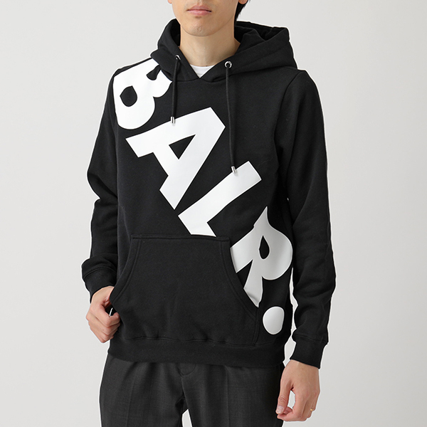 半額品 国内在庫あり Balr プルオーバーパーカー Tilted Logo Hoodie 公式 Ieem In