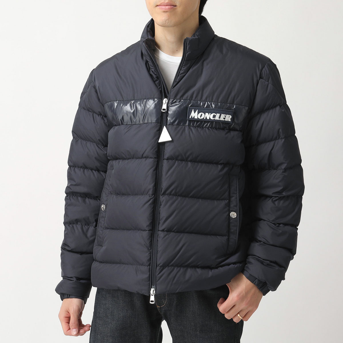 楽天市場 3 000円offクーポン対象 24日 25日限定 Moncler モンクレール Servieres ブルゾン ダウンジャケット アウター コート 742 ダークネイビー メンズ インポートセレクト Musee