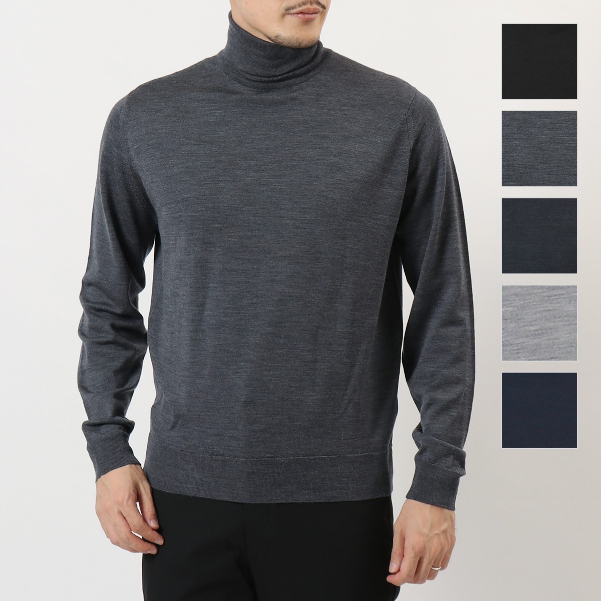 楽天市場 John Smedley ジョンスメドレー Renold レノルド Italian Fit カラー5色 タートルネック ニット セーター メンズ インポートセレクト Musee
