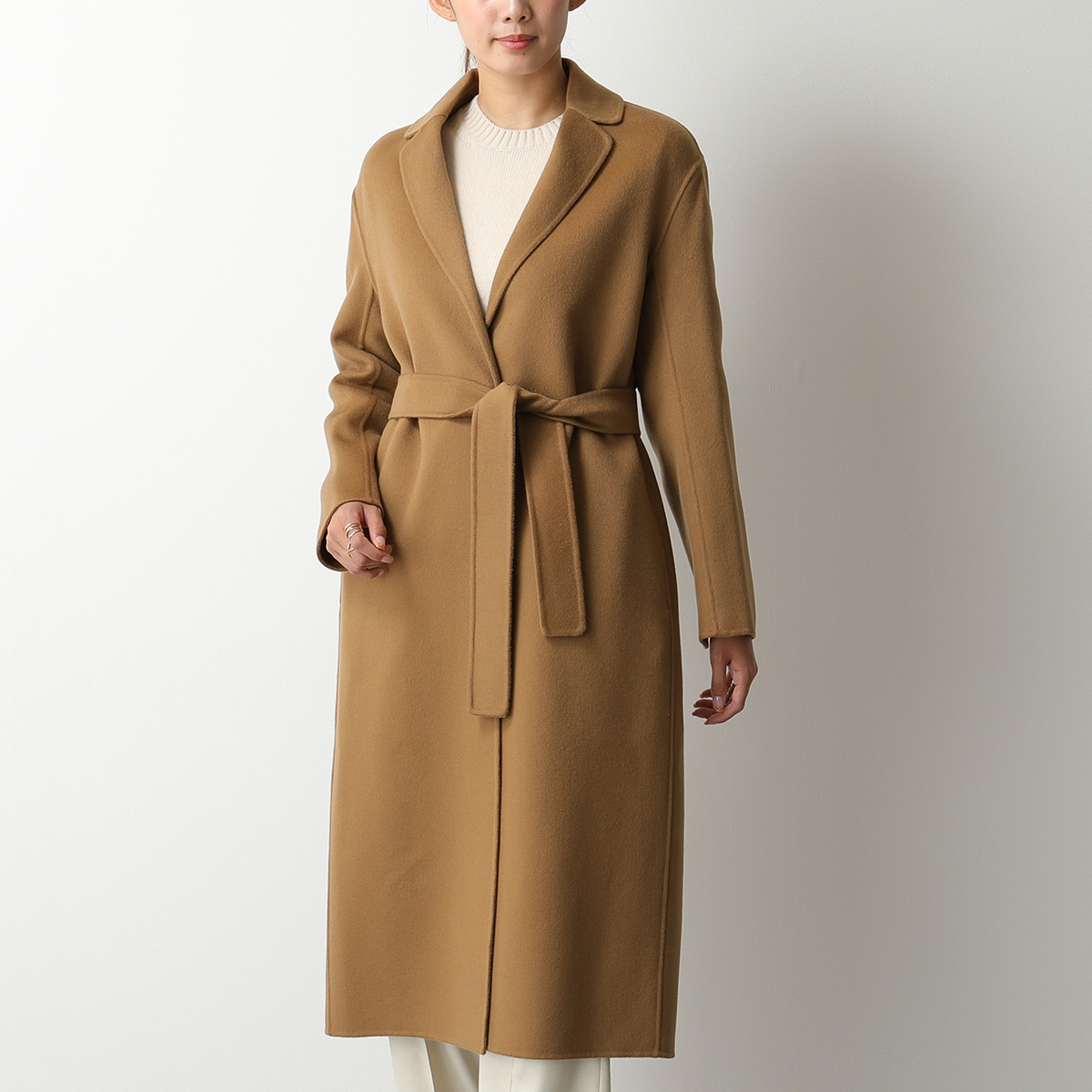 使い勝手の良い】 MaxMara クチートアマーノ ダブルフェイス タック