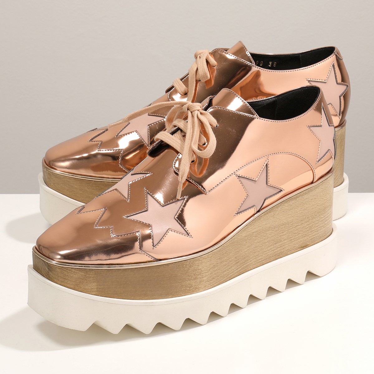 21年最新入荷 Mccartney Stella ステラマッカートニー レディース 靴 66 Copper Tea Rose シャークソール 厚底 シューズ スター プラットフォーム エリス Elyse インジウム W0zr5 Www Mamanminimaliste Com