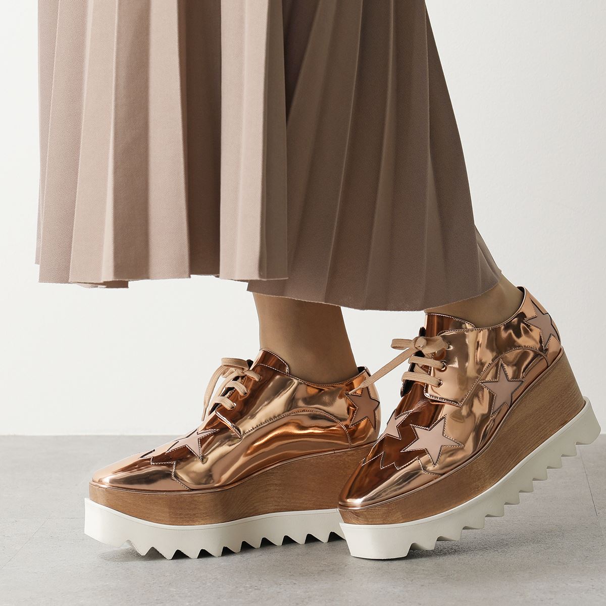 【楽天市場】STELLA McCARTNEY ステラマッカートニー 363998 W0ZR5 インジウム ELYSE エリス プラットフォーム