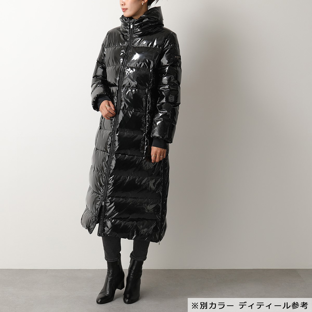 新品 タトラス ダウンジャケットコート ファサネラ ブラック #3サイズ ロング 奉呈