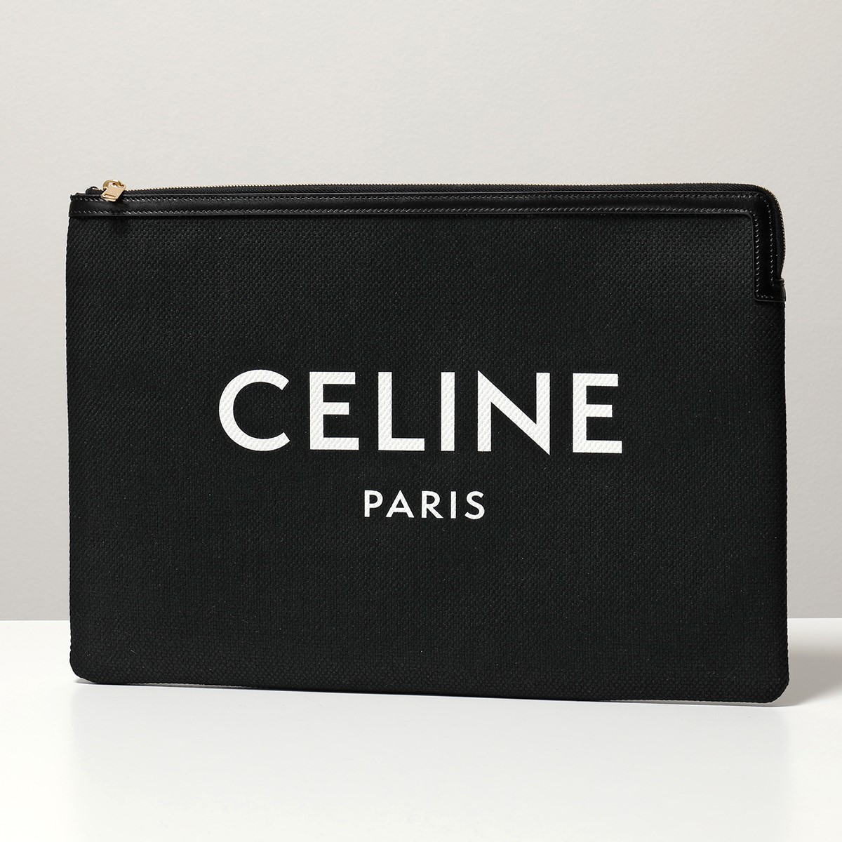 お洒落無限大 Celine セリーヌ 10b802cxc 38no Large Pouch キャンバス クラッチバッグ ポーチ 鞄 38no Black メンズ ブランドショッパー付き Mariachirehobothde Com