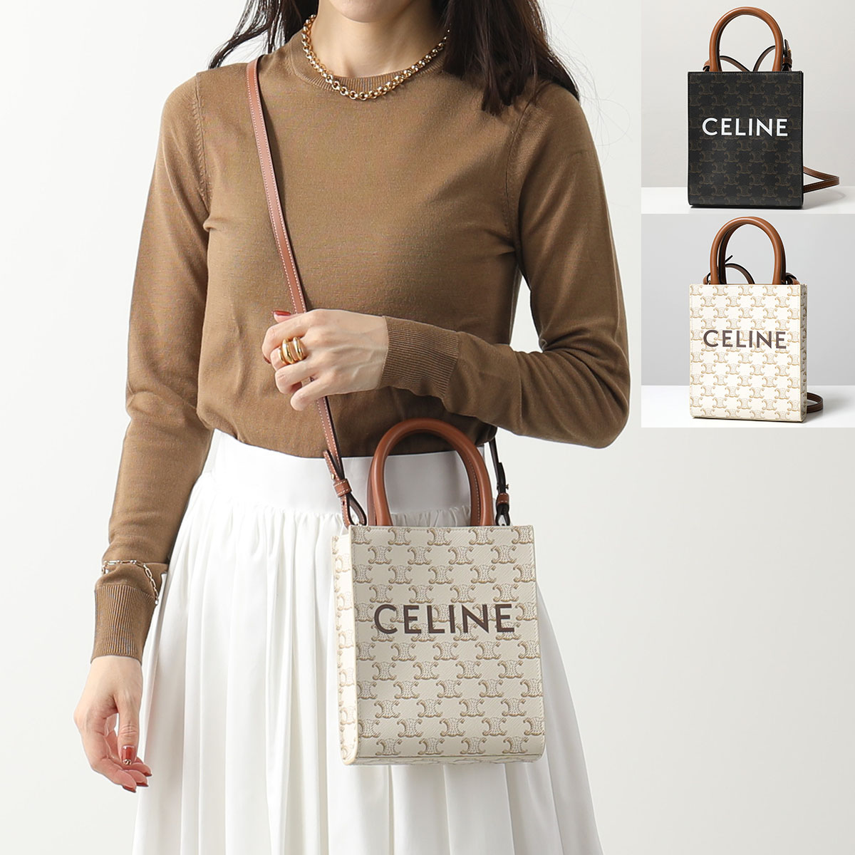 特別送料無料！】 セリーヌ celine バーティカルカバ ミニ ショルダー