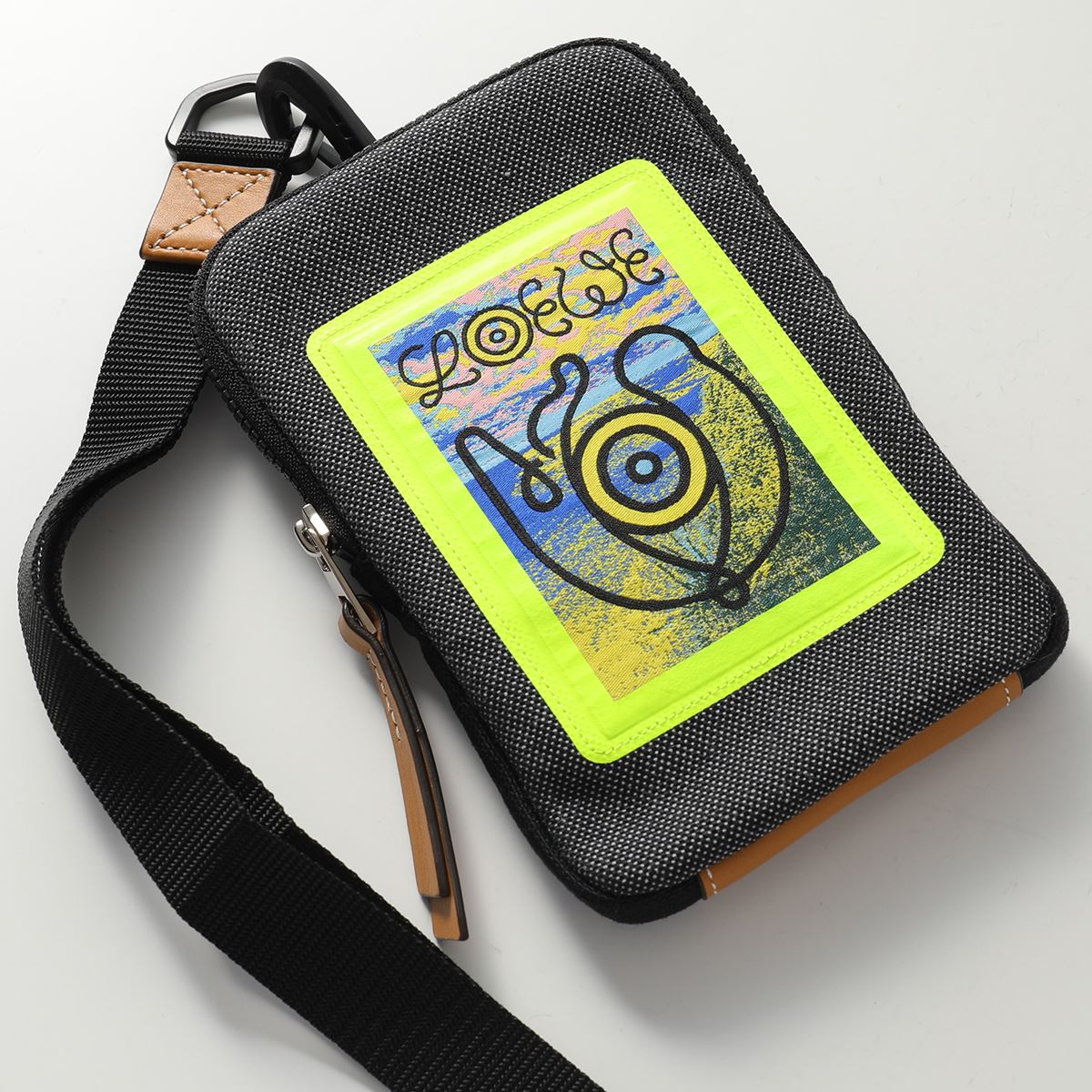 キャンバス Case ロエベ 携帯ケース ネックポーチ Nature 携帯ケース アクセサリーポーチ メンズ インポートセレクト メンズバッグ Iphoneケース 素敵なの Loewe Iphoneケース 101 50 V41 ネックストラップ Loewe Eye Musee ブラック Alyciaowens Com