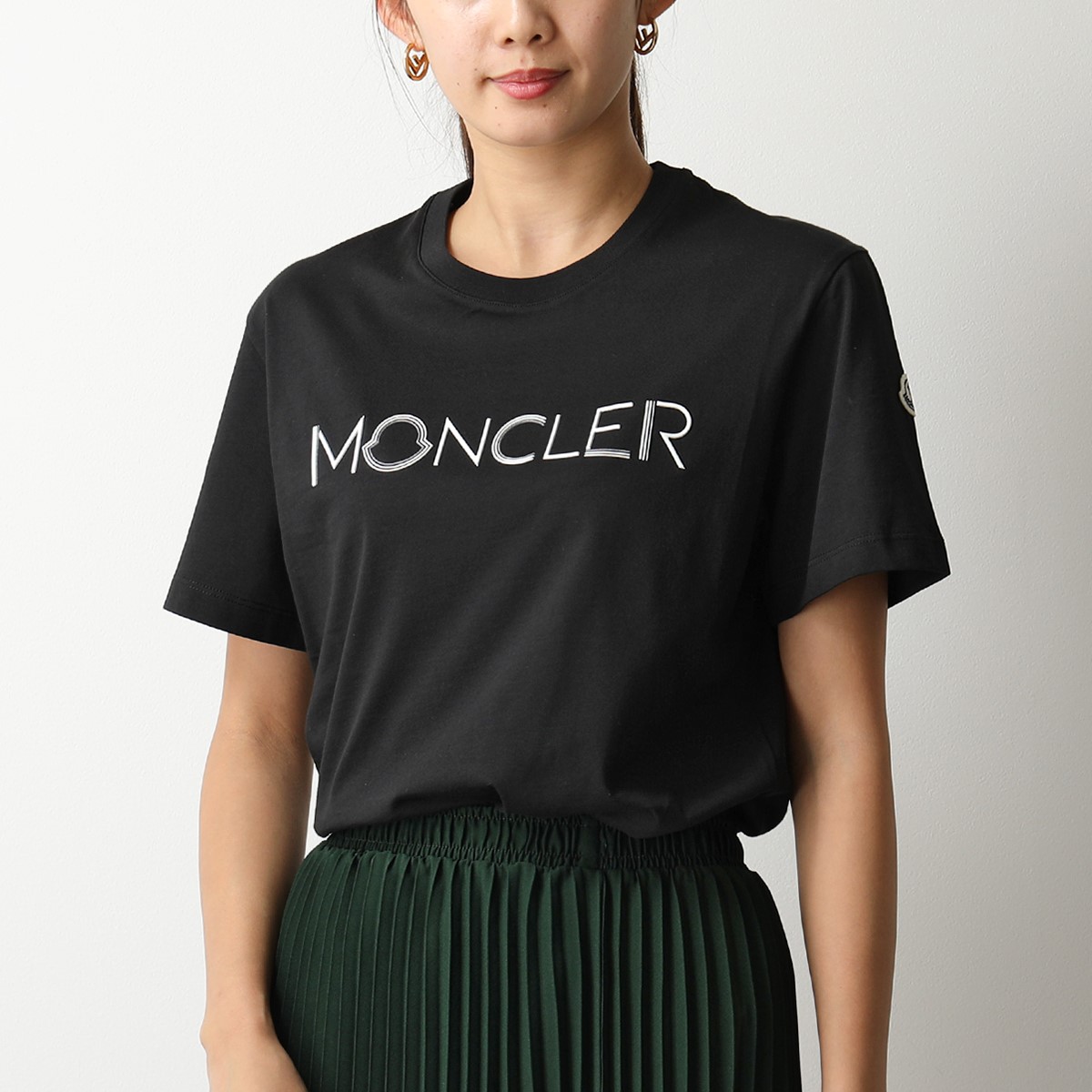 楽天市場 Moncler モンクレール 8c V8161 Girocollo アイコンパッチ クルーネック 半袖 Tシャツ カットソー ロゴt 999 レディース インポートセレクト Musee