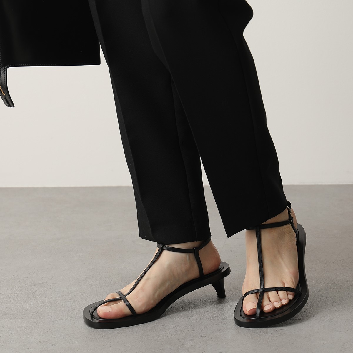 JIL SANDER ジルサンダー JS35131A 13030 レザー ケージサンダル