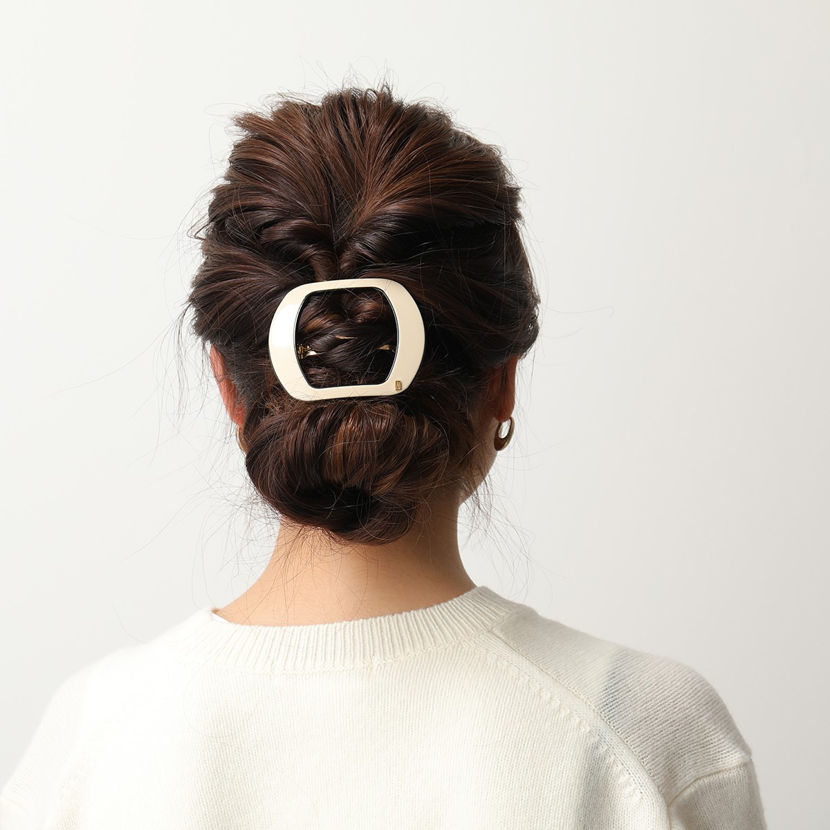 エンポリアムsale15 Off 11日付1春秋59minまで Alexandre De Paris アレクサンドル ドゥ パリ 8 02 趣2色合 スクェアー バレッタ 髪留め ヘヤーアクセサリ レディース Ts 15 Eastjob Pl