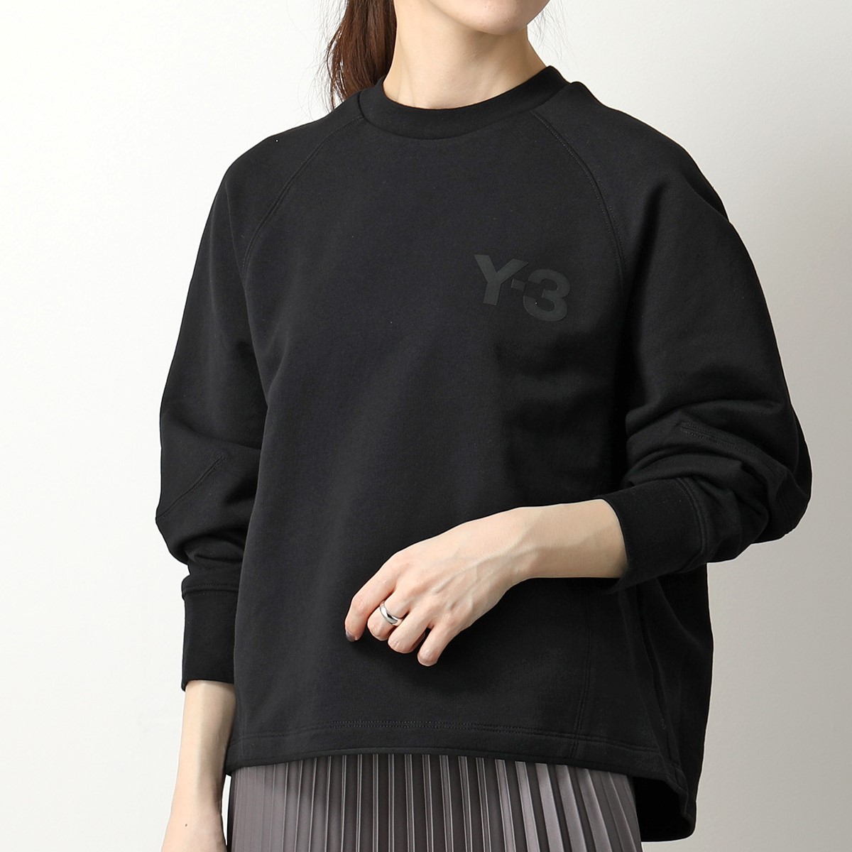 楽天市場 Y 3 ワイスリー Adidas アディダス Yohji Yamamoto Gv0336 クルーネック オーバーサイズ スウェット トレーナー ロゴ Black レディース インポートセレクト Musee