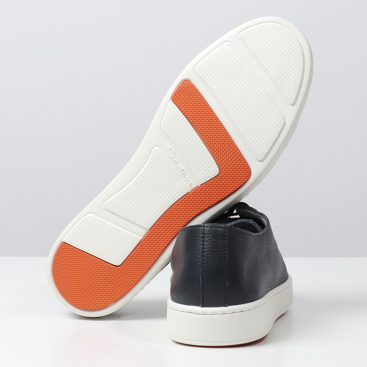 楽天市場 10 Offクーポン対象 17日限定 Santoni サントーニ Mbcnba6cmiau55 レザー ローカットスニーカー レースアップ 靴 ネイビー メンズ Cp Sneaker インポートセレクト Musee