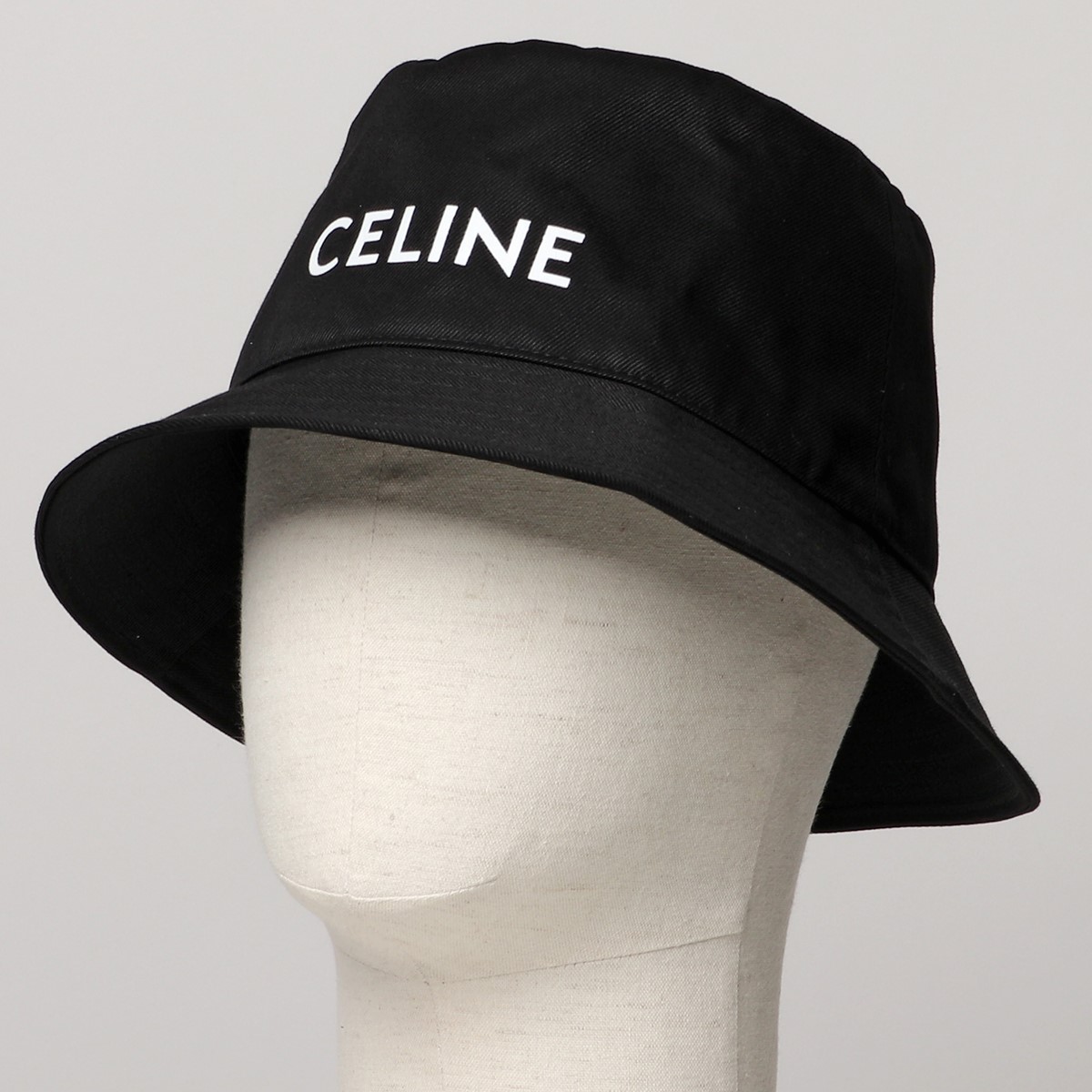 【楽天市場】CELINE セリーヌ 2AU5B123N.38NO バケットハット 帽子 キャップ コットン ロゴ 38NO メンズ：インポート
