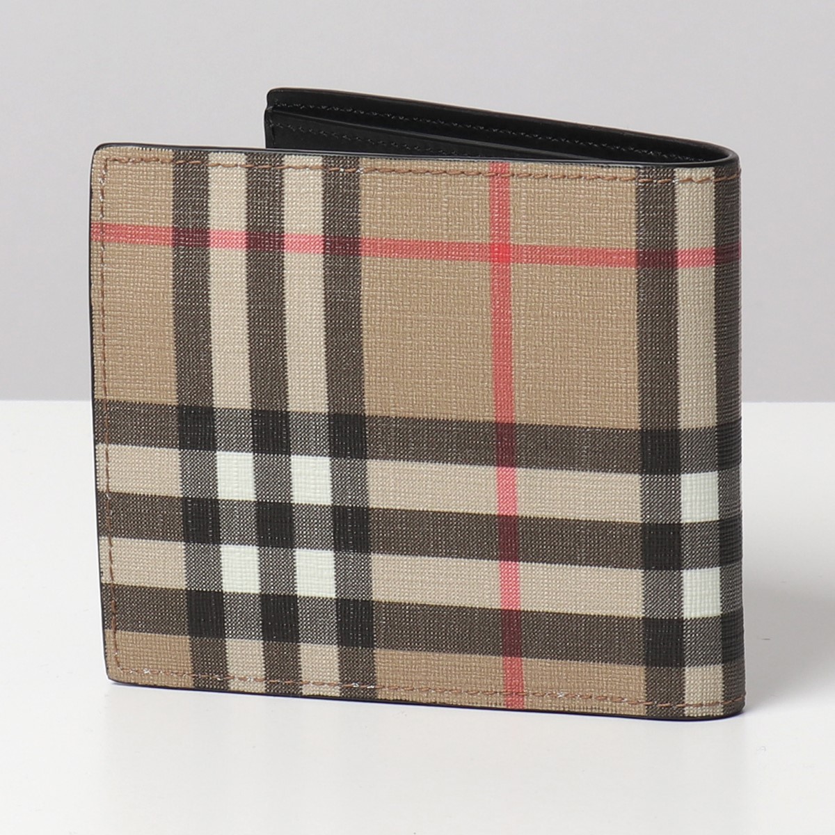 安い エントリーでポイント最大10倍 10日18時 23時59まで Burberry バーバリー ヴィンテージチェック インターナショナル バイフォールド コインウォレット 二つ折り財布 小銭入れあり Archive Beige メンズ インポートセレクト Musee 在庫有