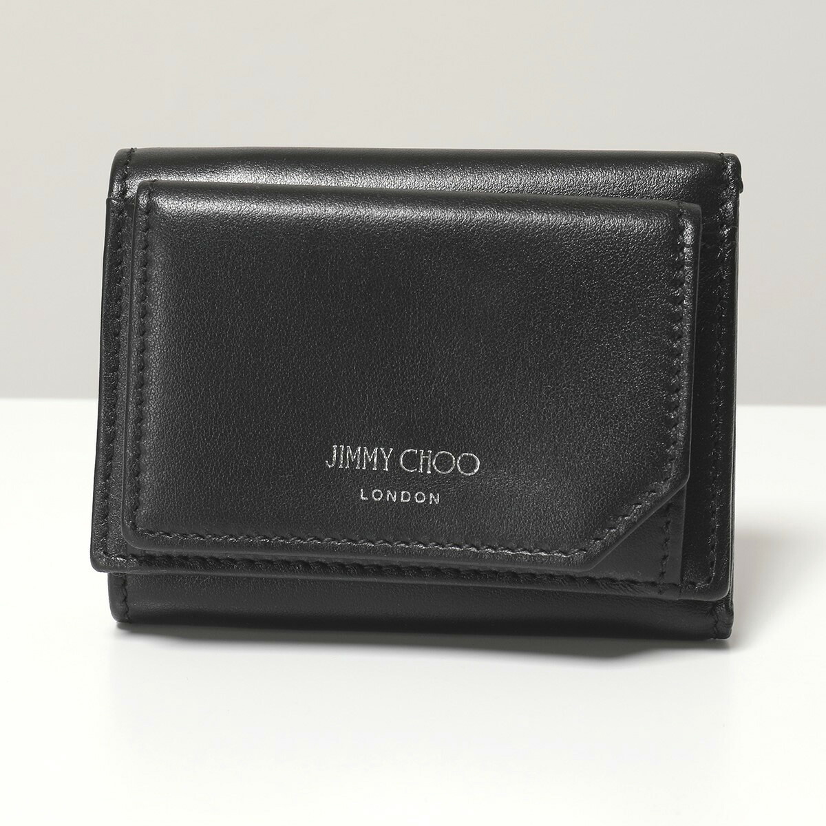 お気にいる 楽天市場 Jimmy Choo ジミーチュウ Hawley Pkr ホーリー レザー 三つ折り財布 ミニ財布 ロゴ Black レディース Cp 10 インポートセレクト Musee 現金特価 Bolshakova Interiors Com