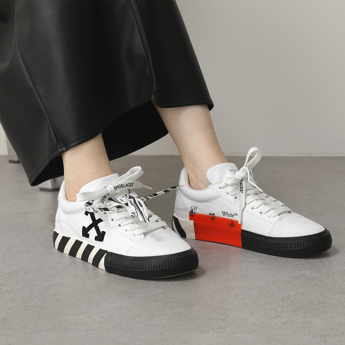 国産品 Off White オフホワイト スニーカー レディース ヴァージル アブロー スニーカー