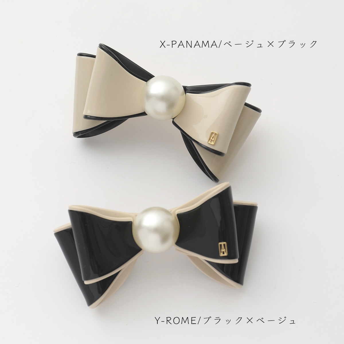 流行に Alexandre De Paris アレクサンドル ドゥ パリ 6 02 カラー2色 バレッタ リボン パール 髪留め ヘアーアクセサリー レディース 安い購入 Weddingphere Com