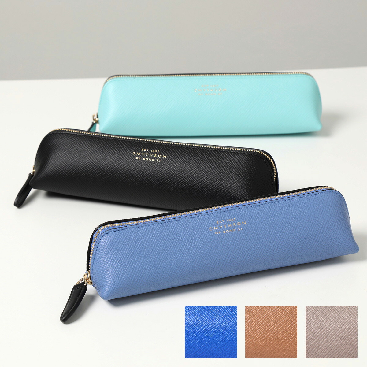 楽天市場 Smythson スマイソン ペンケース Pma Pencil Case レディース メンズ レザー ペンシルケース 筆箱 カラー5色 インポートセレクト Musee