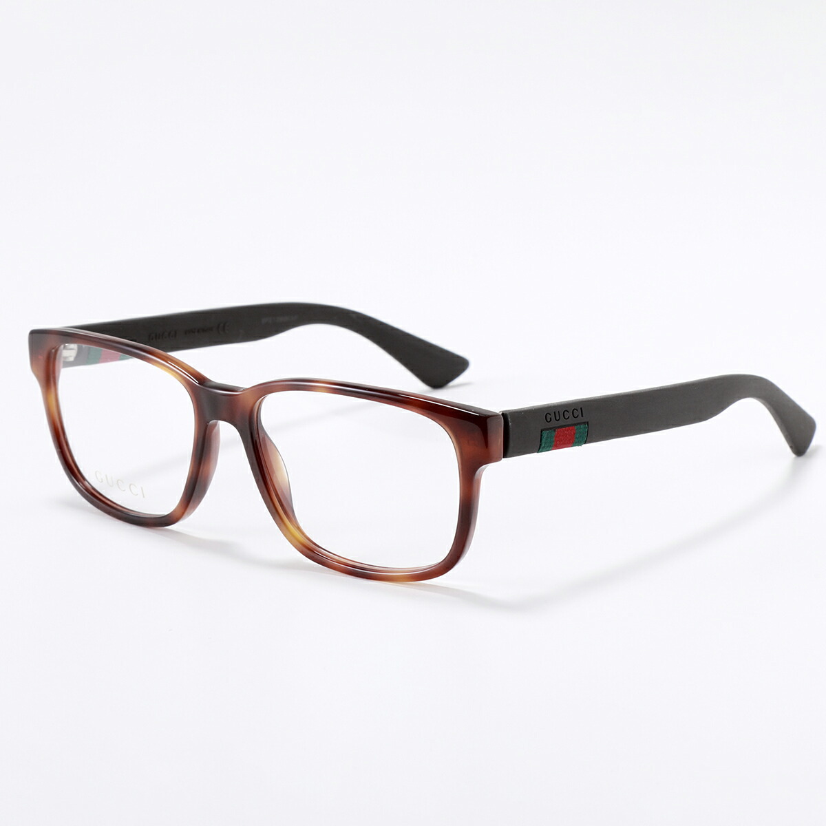 限定価格セール 楽天市場 エントリーでポイント最大8倍 25日18時 23時59まで Gucci グッチ Gg0011o 眼鏡 フレーム 伊達メガネ メガネ Optic ウェリントン型 アイウェア めがね べっこう 009 Avanablacktransparent メンズ レディース インポートセレクト