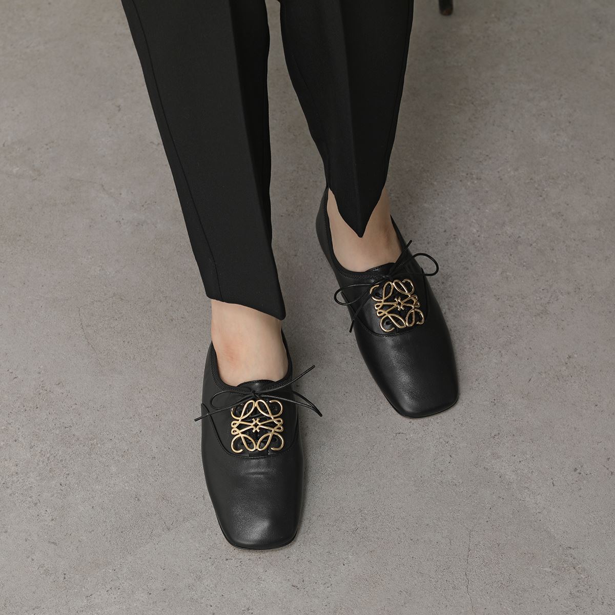 LOEWE ロエベ L814S02X10 L814S02X03 ANAGRAM SOFT DERBY アナグラム 