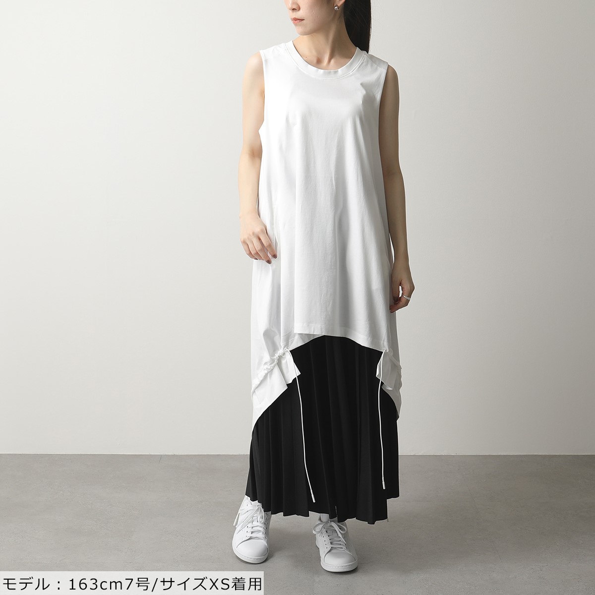 楽天市場 Y 3 ワイスリー Adidas アディダス Yohji Yamamoto Gv0345 ノースリーブ ワンピース チュニック ドレス コットン Cwhite レディース インポートセレクト Musee