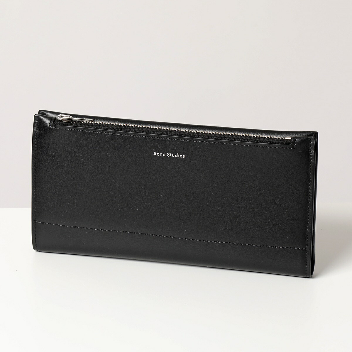 新しいブランド Acne Studios アクネストゥディオズ Fn Ux Slgs 長財布 ロゴ レザー 二つ折り長財布 小銭入れ付き Black レディース メンズ インポートセレクト Musee 国内外の人気集結 Www Purpleforparents Us