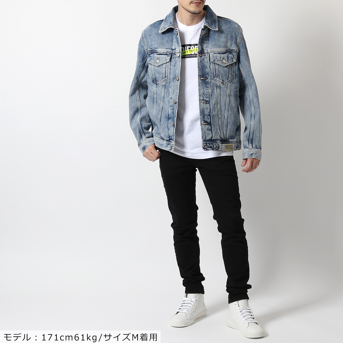 Diesel ディーゼル A 0abbj Nhill C1 ジーンズブルゾン Gジャン ジージャン トラッカージャケット 強硬ウォッシュ 綿絮 01 メンズ 21齢春期夏時新作 Damienrice Com