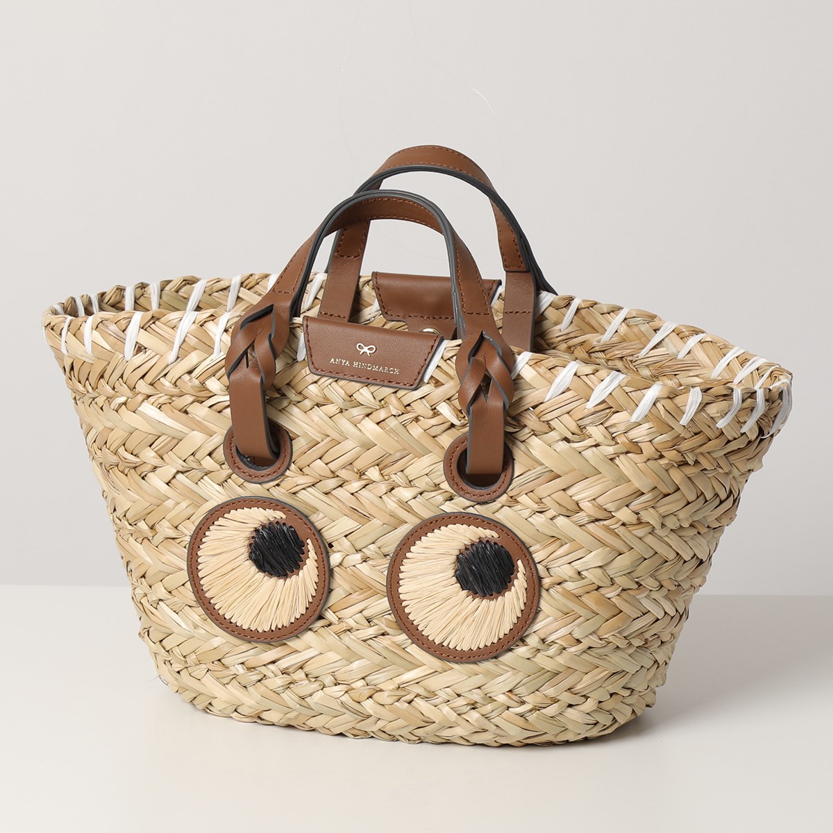 ANYA HINDMARCH アニヤハインドマーチ 155120 SMALL BASKET PAPER EYES