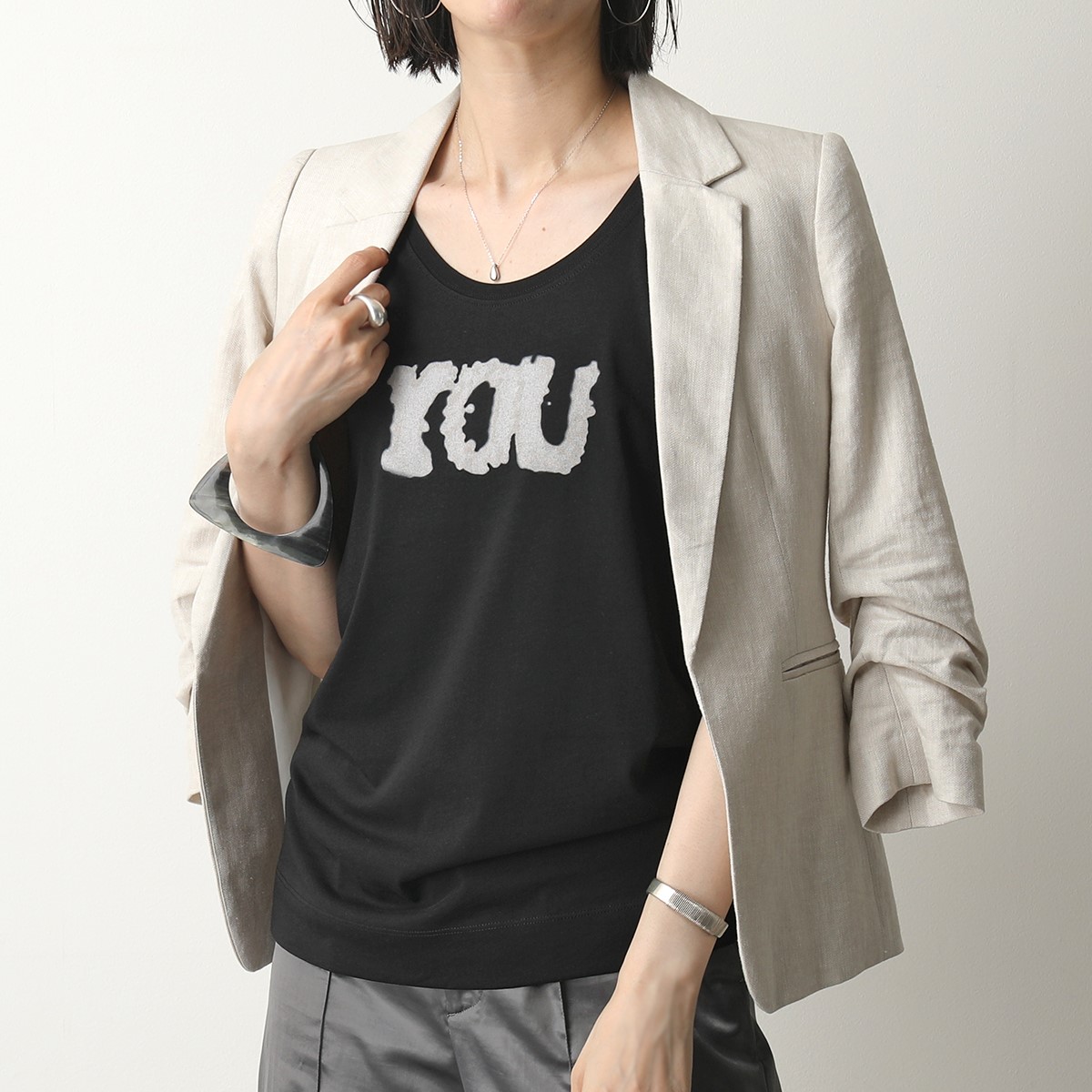 Dries Van Noten ドリス ヴァン ノッテン 2600 Havil Pr 2600 W K Top Len Lye レン ライ 否袖 戦車とっ始め 綿布 900 Bla レディース 21高齢春陽夏時新作 Maxtrummer Edu Co