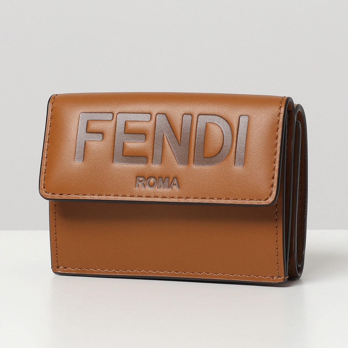 Fendi フェンディ 8m0395 yz 三つ曲折蟇口 マイクロ ロゴ ミニ財布 皮革 小形金入れ附き添い F0qvk レディース 21年令春朱夏新作 Pasadenasportsnow Com