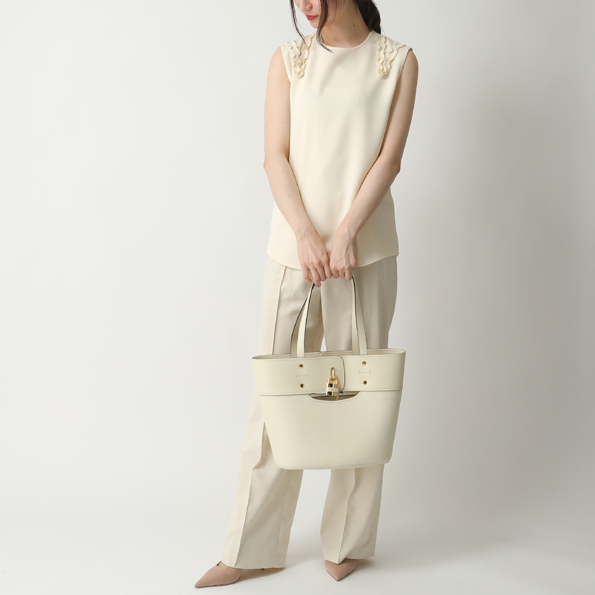 木造 【未使用/美品】Chloe クロエ ショルダーバッグ ブリーフバッグ