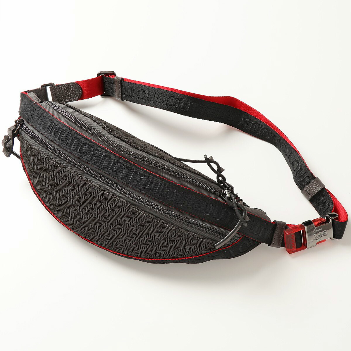 Christian Louboutin クリスチャンルブタン Parisnyc ベルトバッグ ボディバッグ ウエストバッグ ロゴ 鞄 B529 Ombre Black メンズ Butlerchimneys Com Christian Louboutin クリスチャンルブタン Parisnyc ベルトバッグ ボディバッグ ウエストバッグ ロゴ 鞄 B529 Ombre Black メンズ Butlerchimneys Com