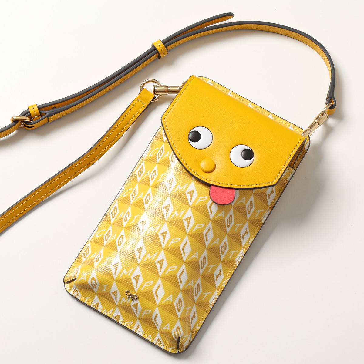 楽天市場 Anya Hindmarch アニヤハインドマーチ I Am A Plastic Bag Zany Phone Pouch On Strap ショルダーバッグ フォンケース Iphoneケース ポーチ 鞄 Cumin レディース 21aw インポートセレクト Musee