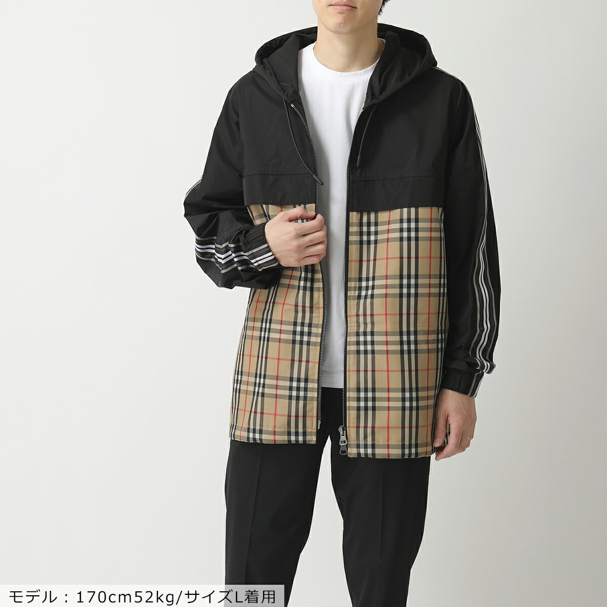 楽天市場 Burberry バーバリー タフタ フーテッド ジップアップ ジャケット ブルゾン バーバリーチェック ライン Black メンズ インポートセレクト Musee 楽天市場 Burberry バーバリー タフタ フーテッド ジップアップ ジャケット ブルゾン バーバリーチェック ライン Black メンズ インポートセレクト Musee