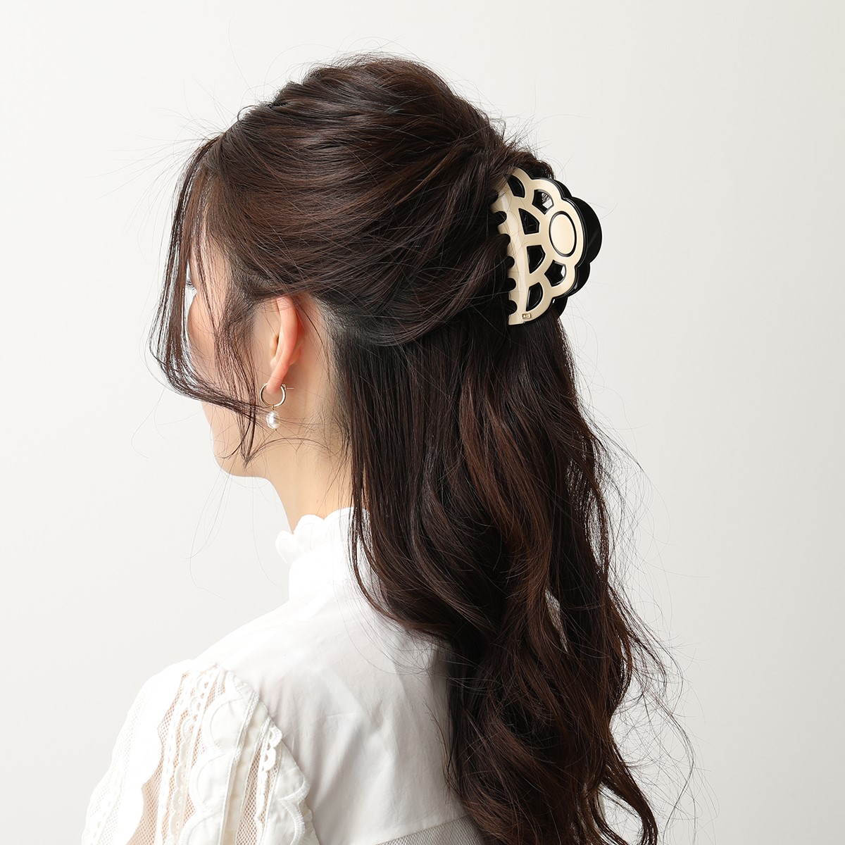 新品 L べっ甲 ALEXANDRE DE PARIS ヘアクリップ | chicshabu.com