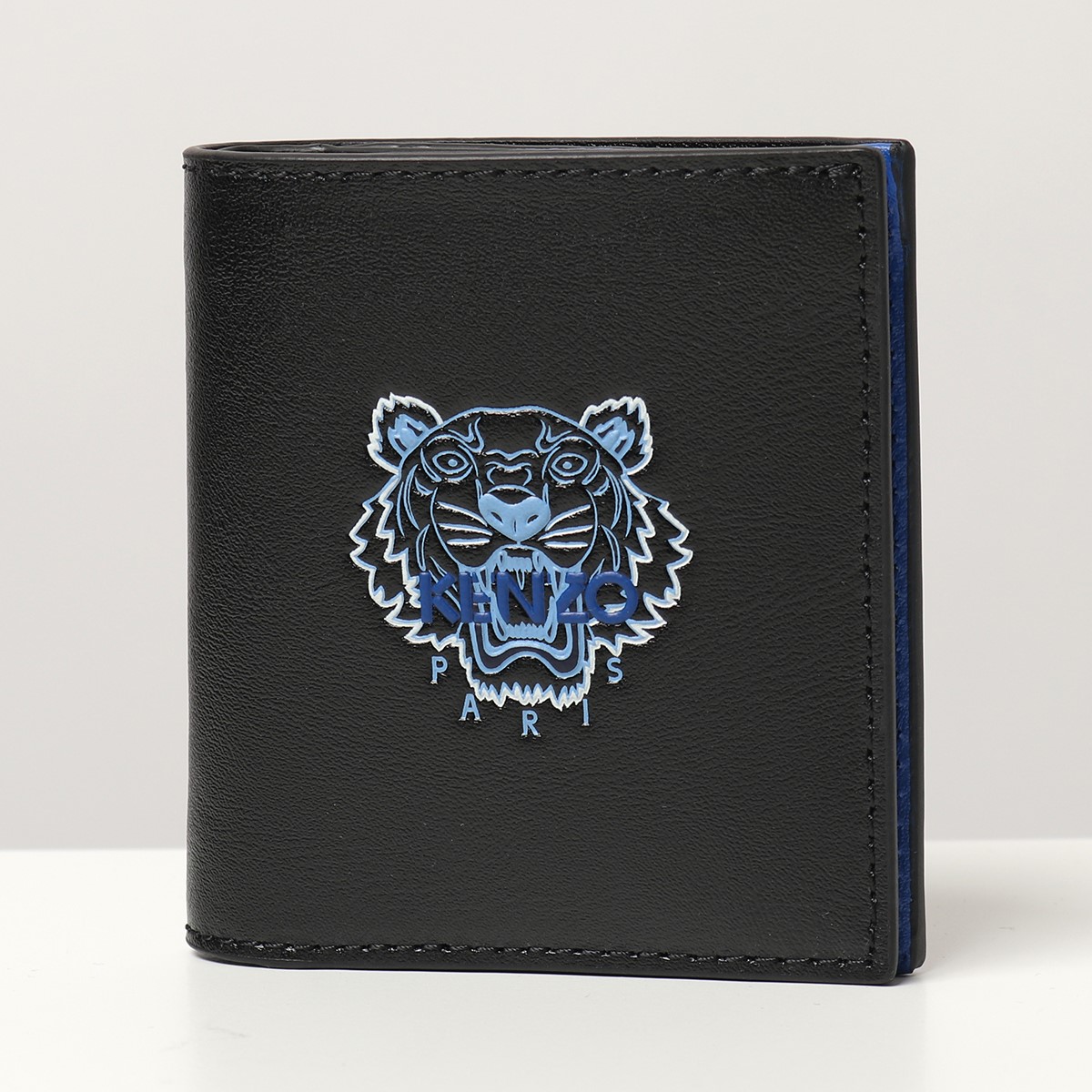 【楽天市場】KENZO ケンゾー 5PM303 L48 SLIM FOLD WALLET レザー ミニウォレット Ekusson Tiger 二つ折り財布 ミニ財布 小銭入れあり 99A