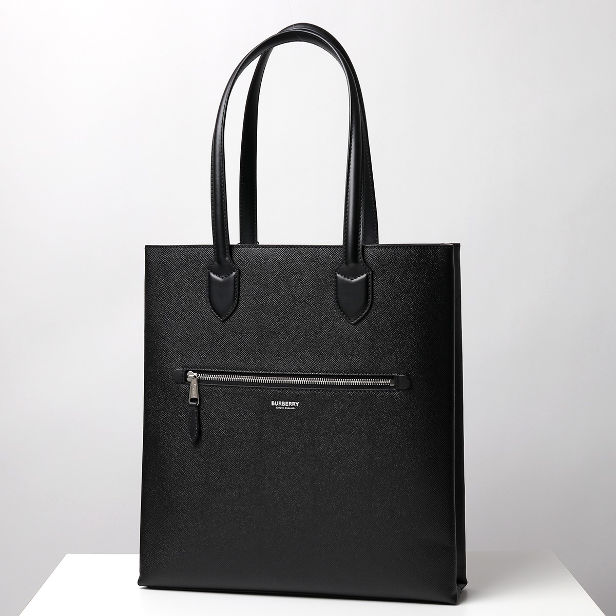 Burberry バーバリー トートバッグ メンズ ミディアム グレイニーレザー トート ショルダーバッグ 2way ロゴ Kane 鞄 A11 Black Lojascarrossel Com Br