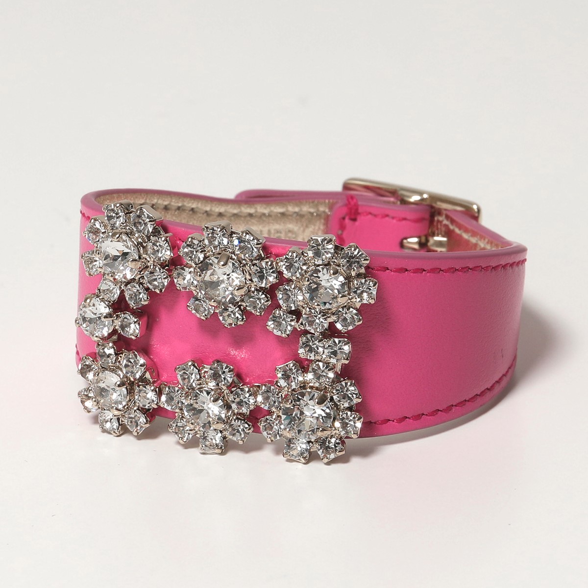 ロジェヴィヴィエ ブロッシュ ヴィヴィエ クリスタルバックルブレスレット ピンク ROGER VIVIER ロジェヴィヴィエ ブレスレット REWCO740200 XMA NRQ N1B