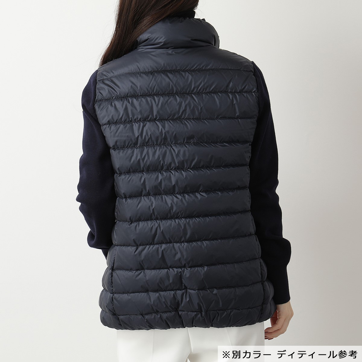 MONCLER モンクレール ライトダウン M1131 ナイロン×ウールニット切替