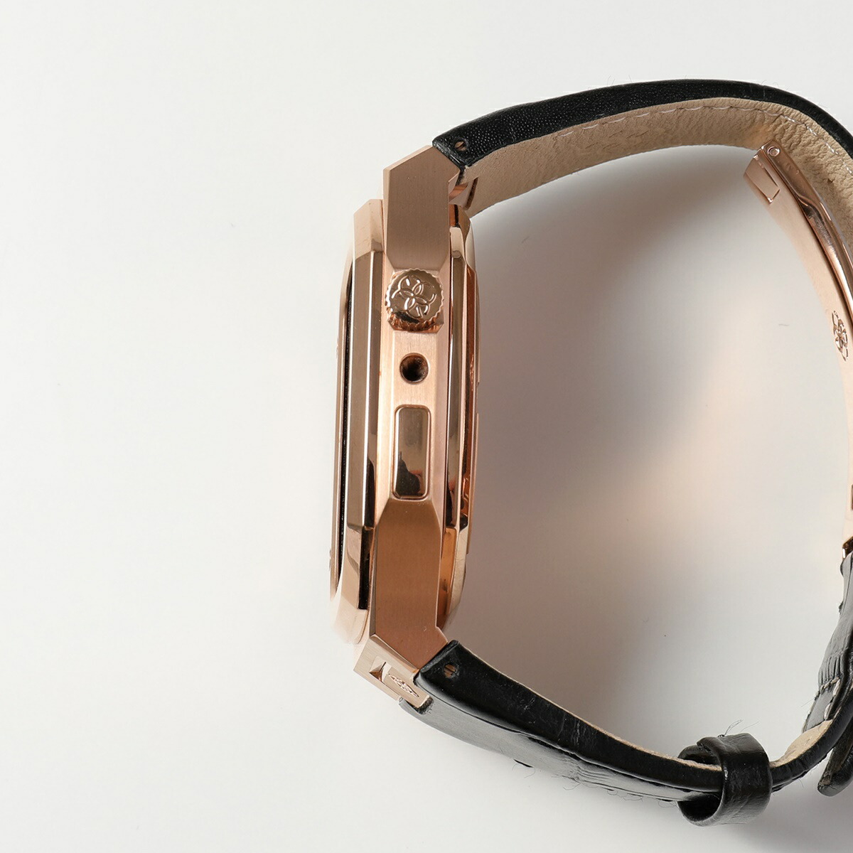 GOLDENCONCEPTゴールデンコンセプトAppleWatchCaseアップルウォッチケースCL40CL44RoseGoldメンズステンレススチールレザーベルトカラー6色【cp_ten】
