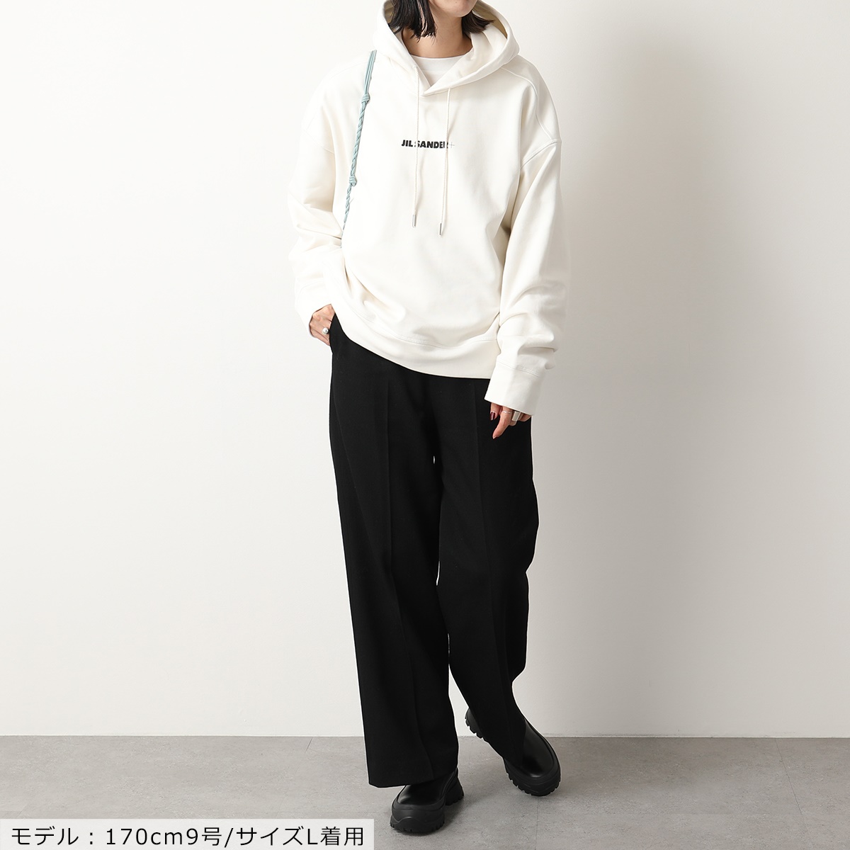 JIL SANDER ジルサンダー スモールロゴ JPPT707512 スウェットパーカー