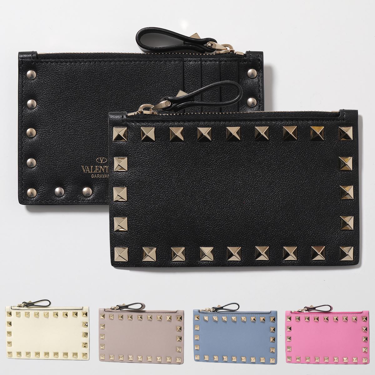 時間指定不可 VALENTINO ロックスダッズ コイン カードケース 