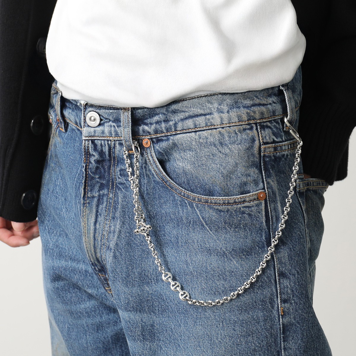 楽天市場】Per noi ペルノイ ウォレットチェーン アンカー シルバー 2